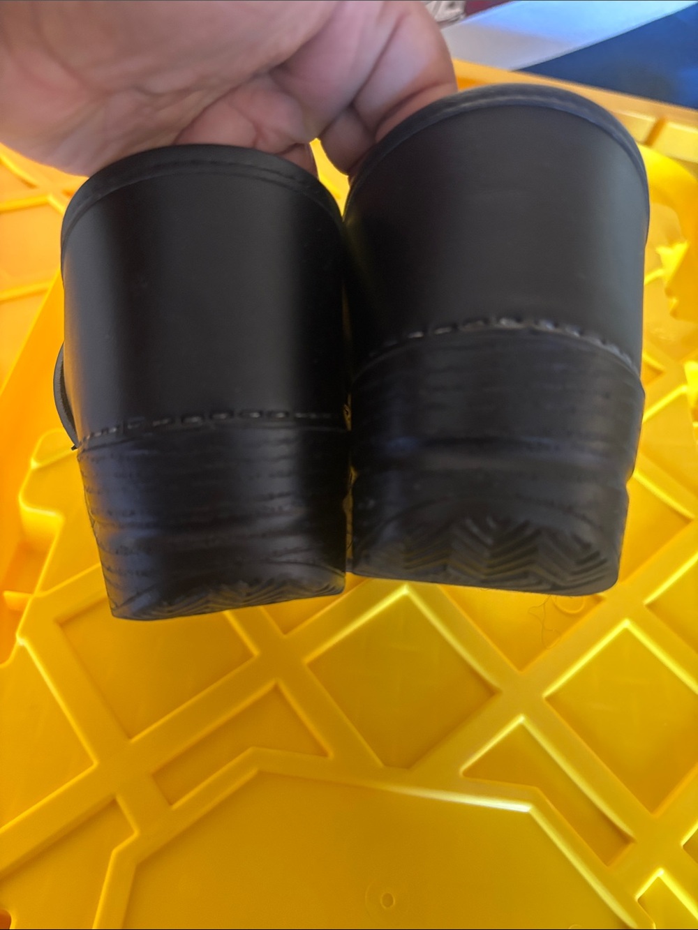 Dansko  Black Slip-On Clogs with Supportive Footbed - Picture 8 of 11